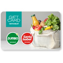 Gift Card Supermercado Jumbo y Santa Isabel Lleva $100.000 y Paga $90.000