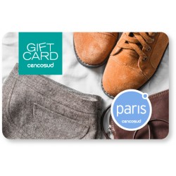 Gift Card Vestuario y Calzado Paris Lleva $70.000 y Paga $56.000